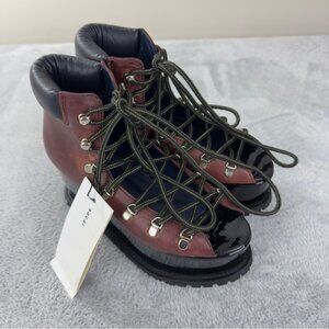 Sacai NWT Made in Japan Leather Platform Boots w/o Original Box 5 US/3 UK/36 EU